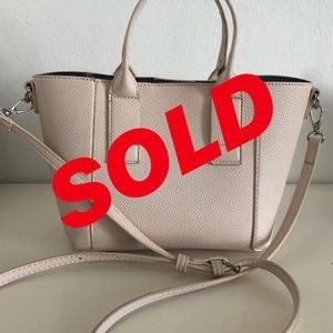 Pale pink small side bag